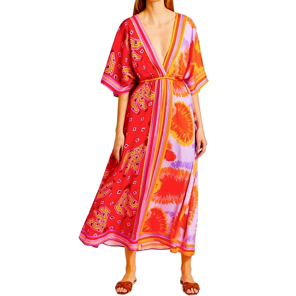 🍭 FARM RIO, SCARF CINCHED WAIST DRESS 🍭🍭